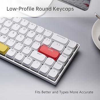 Amazon.com: UKVEY 68 Key Low-Profile Mechanical Keyboard